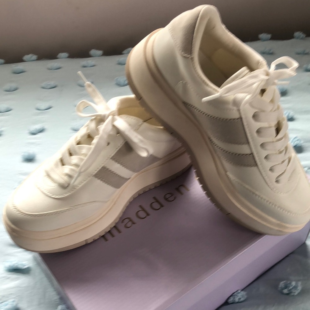 Steve Madden White Sneakers